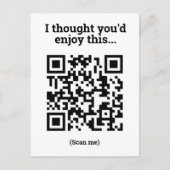 QR Code Design Briefkaart (Voorkant)