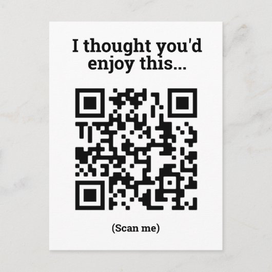 QR Code Design Briefkaart (Voorkant)