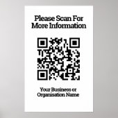 QR Code Design information Poster (Voorkant)