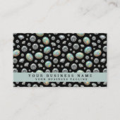 QR Code | Diamant + Opal Luxe High End | Visitekaartje (Voorkant)