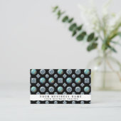 QR Code | Diamant + Opal Luxe High End | Visitekaartje (Staand voorkant)
