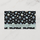 QR Code | Diamant + Opal Luxe High End | Visitekaartje (Voorkant)