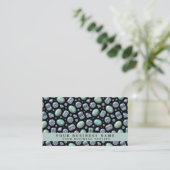 QR Code | Diamant + Opal Luxe High End | Visitekaartje (Staand voorkant)