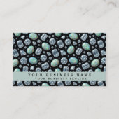 QR Code | Diamant + Opal Luxe High End | Visitekaartje (Voorkant)