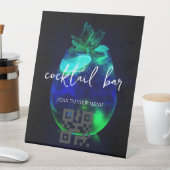 QR Code Digitale menucocktail bar Reclamebord Met Voetstuk (Insitu)