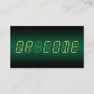 QR-CODE: digitale uitlezing Visitekaartje