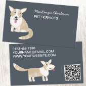 QR-code Dog Pet Services Visitekaartje