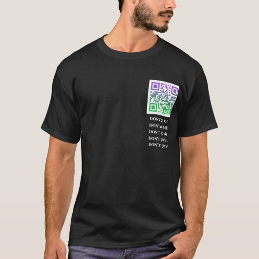 QR Code DoodleDrip.com T-shirt (Voorkant)