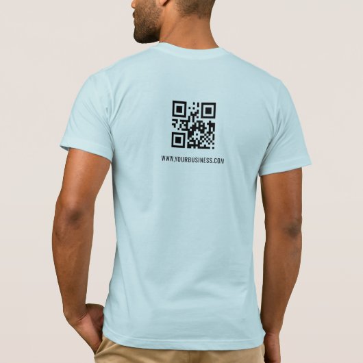 QR Code Douane en Promotiezaken T-shirt (Achterkant)