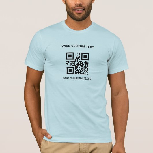 QR Code Douane en Promotiezaken T-shirt (Voorkant)