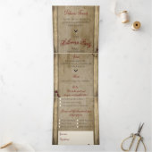 QR Code Dracula Halloween Bedrijfsevenement Drieluik Uitnodiging (Binnen)