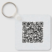 QR-code Dubbelzijdig code van de op maat gesneden Sleutelhanger (Voorkant)