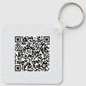 QR-code Dubbelzijdig code van de op maat gesneden Sleutelhanger (Achterkant)