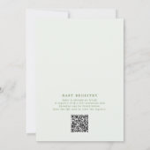 QR Code Een Kleine Komt Achter Coquette Neutrale B Kaart (Achterkant)
