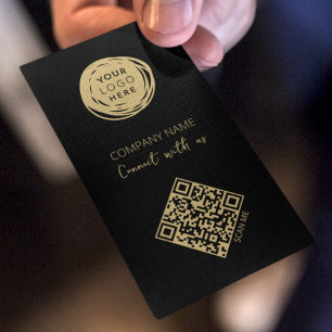 QR-code Een verbinding met sociale media in ons Visitekaartje