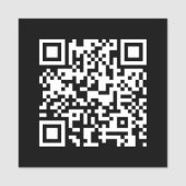 QR Code Eenvoudig Duidelijk en Minimalistisch Mode Naamplaatje (Voorkant)