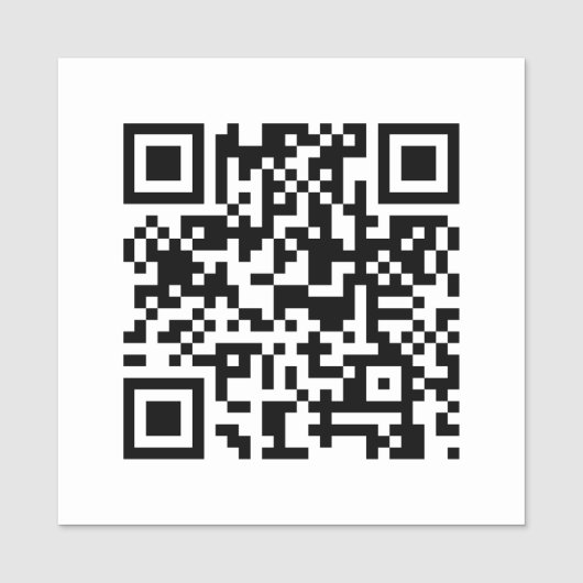 QR Code Eenvoudig Duidelijk en Minimalistisch Mode Naamplaatje (Voorkant)