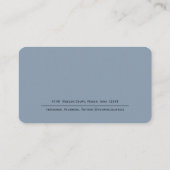 QR-code eenvoudig modern, zuiver professioneel Visitekaartje (Achterkant)