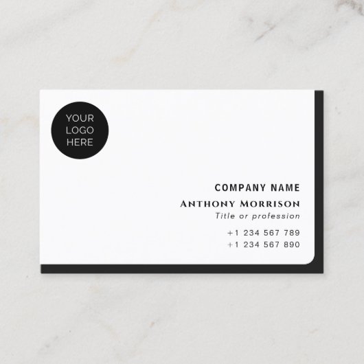 QR-code, eenvoudig te scannen netwerkbedrijf met l Visitekaartje (Voorkant)