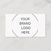 QR-code Eenvoudig Visitekaartje (Voorkant)