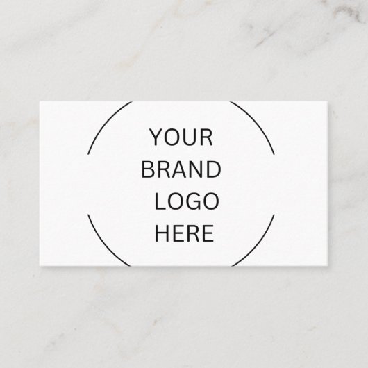 QR-code Eenvoudig Visitekaartje (Voorkant)