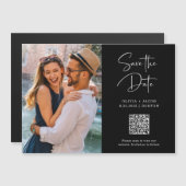 QR-code | Eenvoudige en moderne foto sparen de Dat (Voorkant / Achterkant)