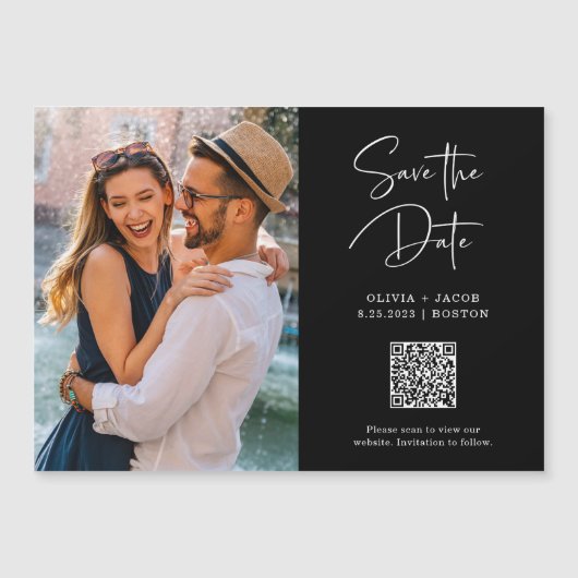 QR-code | Eenvoudige en moderne foto sparen de Dat (Voorkant)