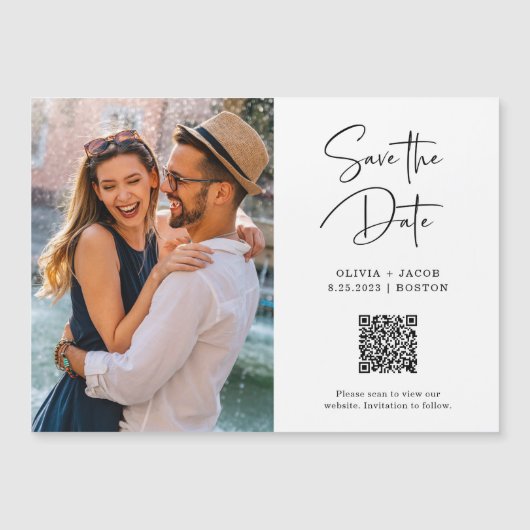 QR-code | Eenvoudige en moderne foto sparen de Dat (Voorkant)