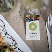 QR Code Eenvoudige Foto en Logo Groen Visitekaartje