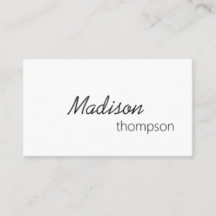 QR Code Eenvoudige Minimale Moderne Beroeps Visitekaartje