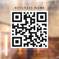 QR-code Eenvoudige zakelijke vensterkoppeling