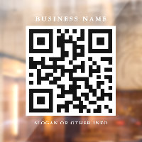 QR-code Eenvoudige zakelijke vensterkoppeling