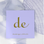 QR-code Elegant Moderne Unieke Paarse cosmetica Vierkante Visitekaartje