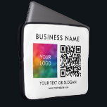 QR Code Elegant Upload Business Logo hier Trendy Laptop Sleeve<br><div class="desc">Aangepaste Sjabloon Logo Bedrijf Bedrijf Bedrijfsnaam Hier QR-Code Elegante Moderne Promotionele Elektronikatassen/Tablet & Laptop Hoesjes/Laptop Kokers/Neopreen Laptop Koker 15 inch.</div>