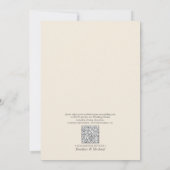 QR Code Elegante Tuinbloemen Bloemen Bloemen Bloem Kaart (Achterkant)