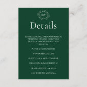 QR Code Emerald Green Enclosure Kaart Details (Voorkant)