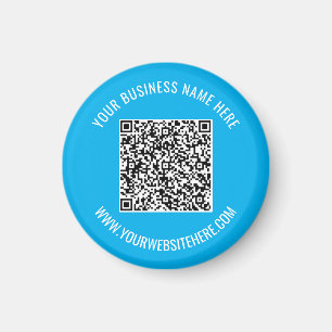 QR-code en aangepaste professionele magneet