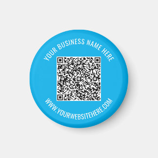 QR-code en aangepaste professionele magneet