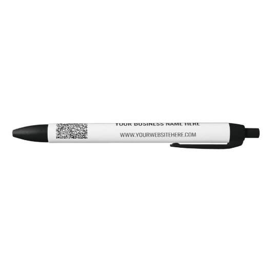 QR-code en aangepaste tekst Business Promotie Pen (Bodem)