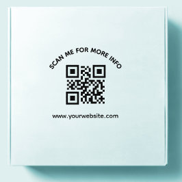 QR-code en aangepaste tekstronde-Sticker Rubberstempel