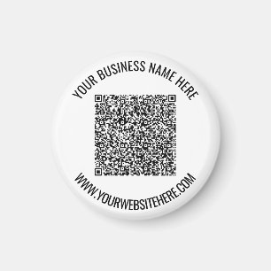 QR Code en de Promotiemagneet van de Douanetekst Magneet