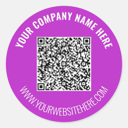 QR Code en de Sticker van de Douanetekst kiest Kle (Voorkant)