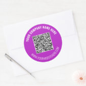 QR Code en de Sticker van de Douanetekst kiest Kle (Envelop)