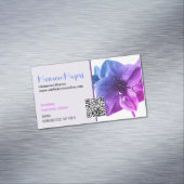QR-code en fotografie Magnetisch Visitekaartje (Voorbeeld)