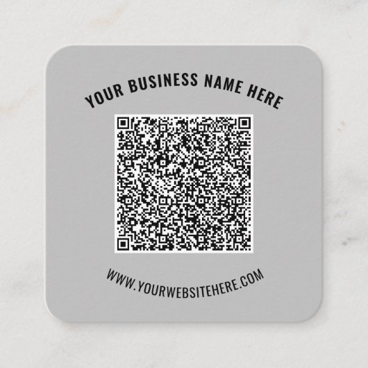 QR Code en het Visitekaartje van de Douanetekst ki (Voorkant)