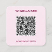 QR Code en het Visitekaartje van de Douanetekst ki (Voorkant)