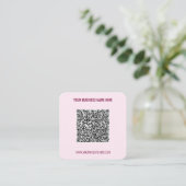 QR Code en het Visitekaartje van de Douanetekst ki (Staand voorkant)