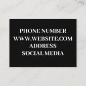 Qr-code en logo-visitekaartje visitekaartje (Achterkant)