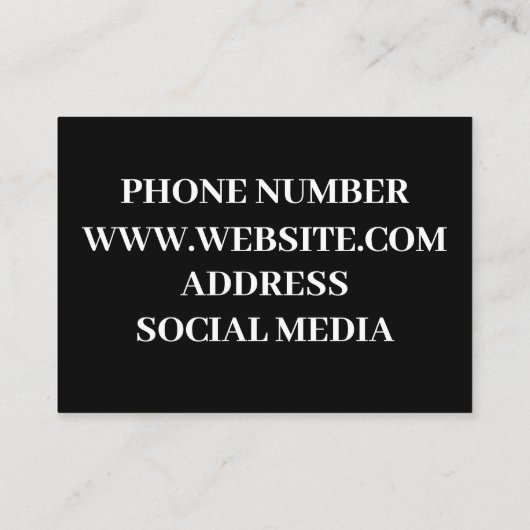 Qr-code en logo-visitekaartje visitekaartje (Achterkant)