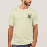QR-code en tekst Uw zakelijke promotie T-shirt<br><div class="desc">Aangepaste kleuren en lettertypen - Ontwerp uw eigen gepersonaliseerde T-shirt met uw QR-code Scan Info en Aangepaste tekst Professioneel ontwerp Bedrijfsnaam Website Promotionele zakelijke benodigdheden / Tshirts of Hoodies Gift - Uw QR-code toevoegen - Afbeelding of Logo - Foto / Naam - Bedrijf / Website of E-mail of telefoon -...</div>